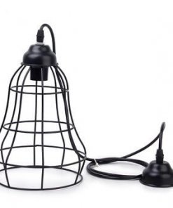 Lampara Colgante Jaula De Hierro Capullo Incluye Ampolleta