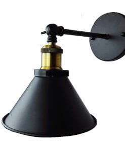 Lampara De Pared Cono Industrial Soquete Vintage