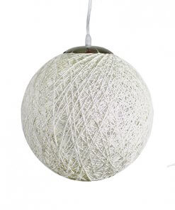 Lampara Colgante Hilo Redonda 20cm Diametro