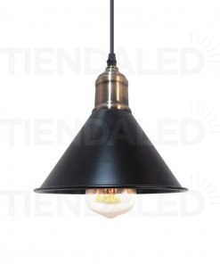 Lampara Colgante Retro Cono Soquete Vintage