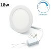 Foco Dimeable Led Panel 18w Embutido Luz Fria y Calida