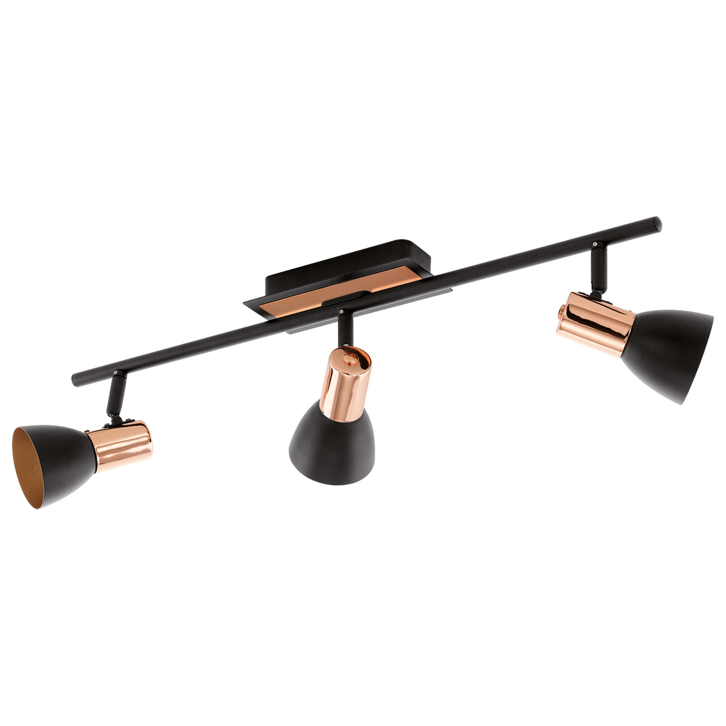 Barra De Focos 4 Luces Townshend Madera Y Blanco | Leroy Merlin