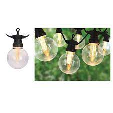 Guirnalda Solar 10 Ampolletas Led De 3w, 7,5 Metros