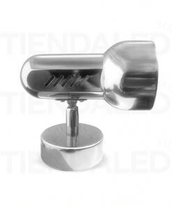 Aplique Foco Direccional Pared Y Techo, Soquete E27 Plateado