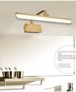 Aplique Led Barra Lineal 9w Ip44 Dorado