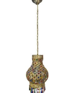 Lampara Colgante Cristales De Color Estilo Oriental Turco