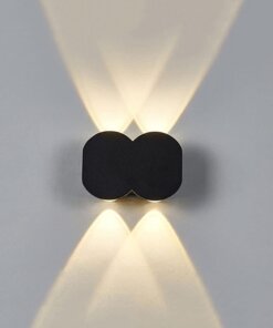 Aplique Luz Led Moderno Bidireccional Luz Calida IP65