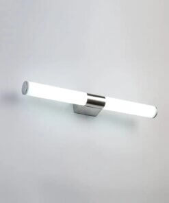 Lámpara Led De Pared Moderna 12w  Diseño Aluminio Y Acrílico Plateado