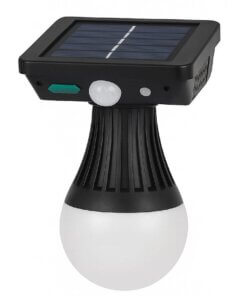 Luz  Solar con Sensor,  Recargable por Energía Solar y USB Tipo-C IP65 para Exterior