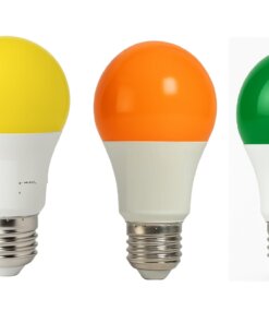 Ampolleta Led De Color 3w E27 220v Deco Exterior E Interior
