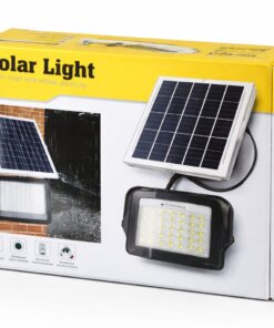 Reflector Solar LED 500W Exterior con Panel Solar y Control Remoto IP65 – Iluminación Potente sin Electricidad