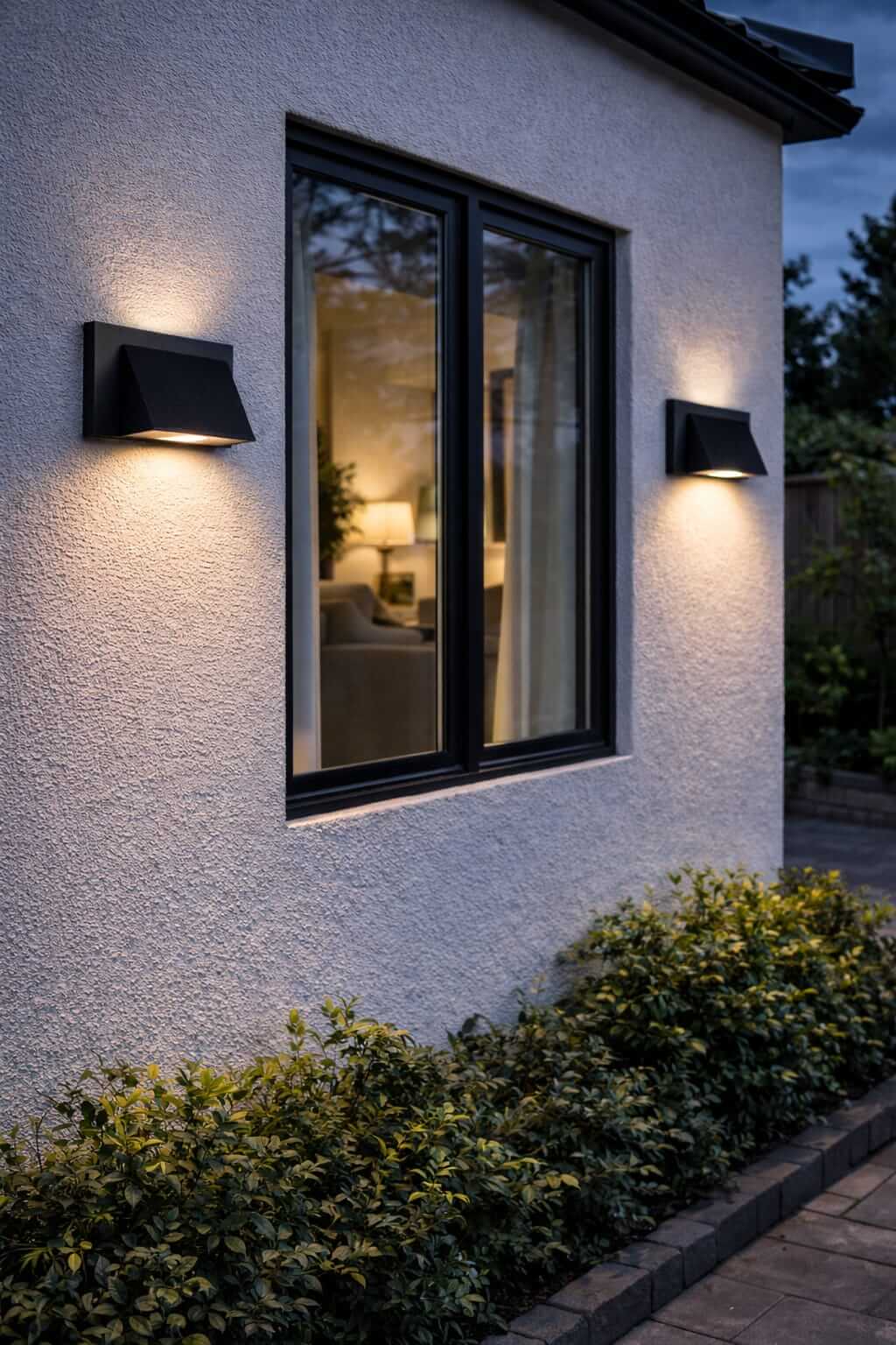 Aplique Mural Led Cuadrado Negro 8x8cm Iluminación Exterior Negro - Imagen 3