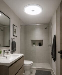 Alternative view of Plafón LED con Sensor de Movimiento 18W Luz Fría – Lámpara Techo Automática 360° Interior