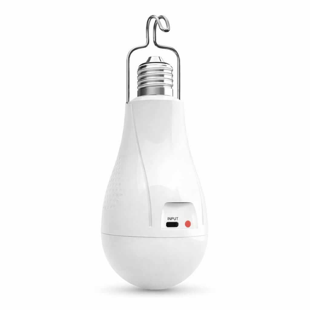 Ampolleta Led Emergencia Recargable E27 20w Luz Fría Usb