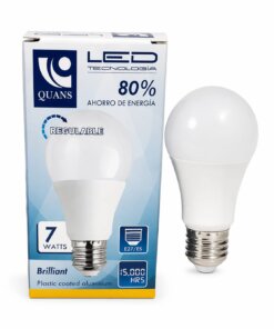 Ampolleta Led 7w*dimeable* Luz Calida y Luz Fria
