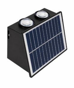 Alternative view of Aplique Solar LED Bidireccional 4W – Luz Cálida y Fría para Exterior